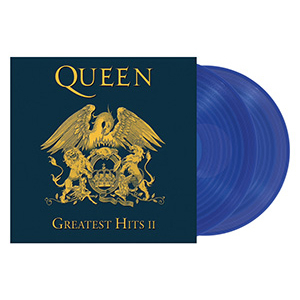 QUEEN - GREATEST HITS II -2LP BLUE VINYL-