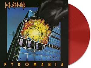 DEF LEPPARD - PYROMANIA - RED OPAQUE-