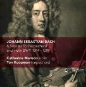 MANSON, CATHERINE - 6 SONATAS FOR HARPSICHORD & VIOLIN BWV 1014-1019