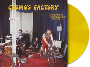 CREEDENCE CLEARWATER REVIVAL - COSMO'S FACTORY - TRANSPARENT YELLOW-
