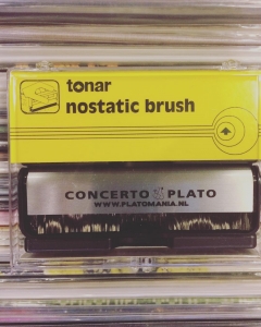 PLATENBORSTEL - NOSTATIC BRUSH KOOLSTOF