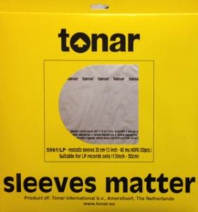 TONAR - LP NOSTATIC INNERSLEEVE 50 STUKS