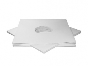 BUITENHOES / RECORD SLEEVE - LP BUITENHOES KARTON -WIT- (PER 10 STUKS)