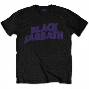 BLACK SABBATH =T-SHIRT= - WAVY LOGO VINTAGE -XL-