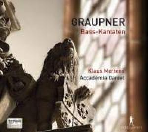 KLAUS MERTENS ACCADEMIA DANIEL - GRAUPNER  BASS CANTATAS