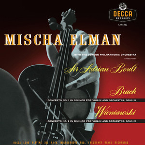 ELMAN, MISCHA - BRUCH, WIENIAWSKI: VIOLIN CONCERTOS -HQ-