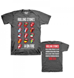 ROLLING STONES =T-SHIRT= - TOUR 2011 -SMALL-