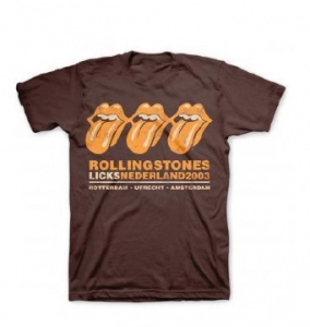 ROLLING STONES =T-SHIRT= - LICKS NEDERLAND 2003 -EXTRA LARGE-