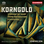 KORNGOLD SYMPHONY IN F SHARP / THEM, SINFONIA OF LONDON JOHN WILSON, SACD, 0095115522028