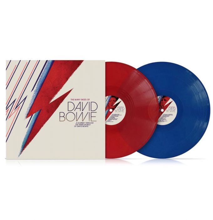 BOWIE, DAVID.=V/A= - MANY FACES OF DAVID BOWIE -COLOURED-