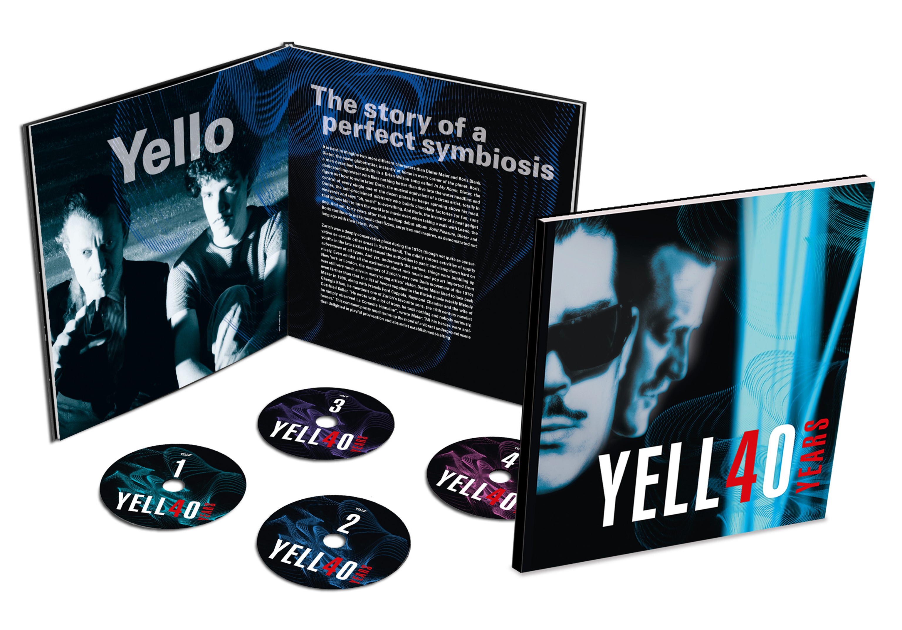YELLO - 40 YEARS -HARDCOVER BOOK-
