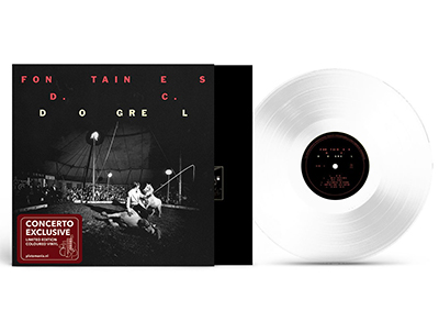 FONTAINES D.C. - DOGREL -CONCERTO EXCLUSIVE CLEAR VINYL-