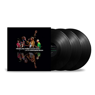 ROLLING STONES - A BIGGER BANG - LIVE ON COPACABANA .. BLACK VINYL-