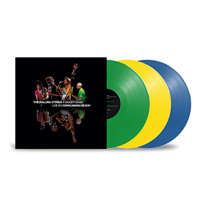 ROLLING STONES - A BIGGER BANG - LIVE ON COPACABANA.. COLOURED VINYL