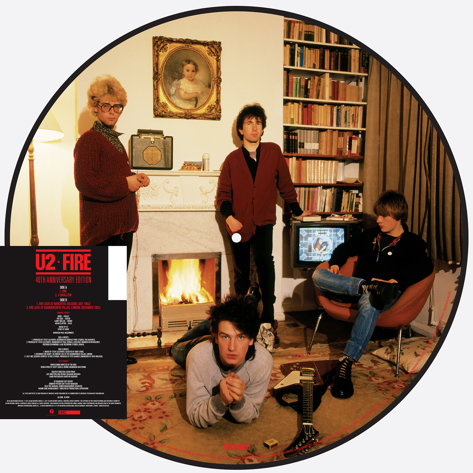 U2 - FIRE -RSD/PD/HQ/LTD-