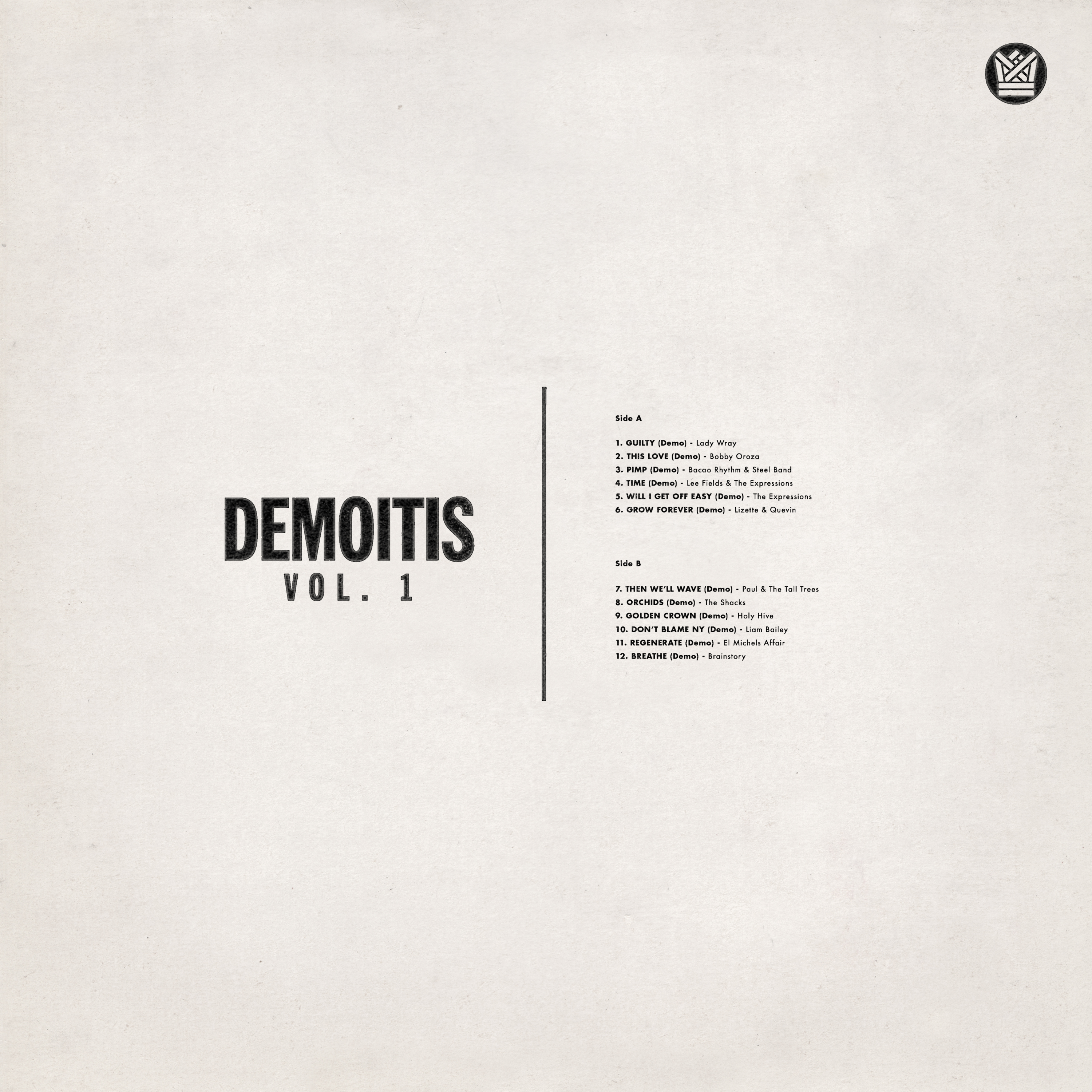 VARIOUS - DEMOITIS VOL. 1