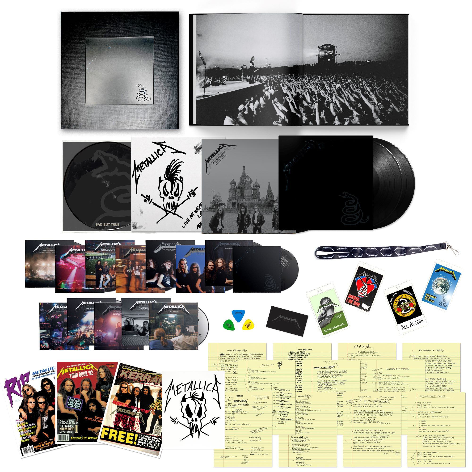 METALLICA - METALLICA DELUXE BOX SET (6LPS/14CD/5DVD)