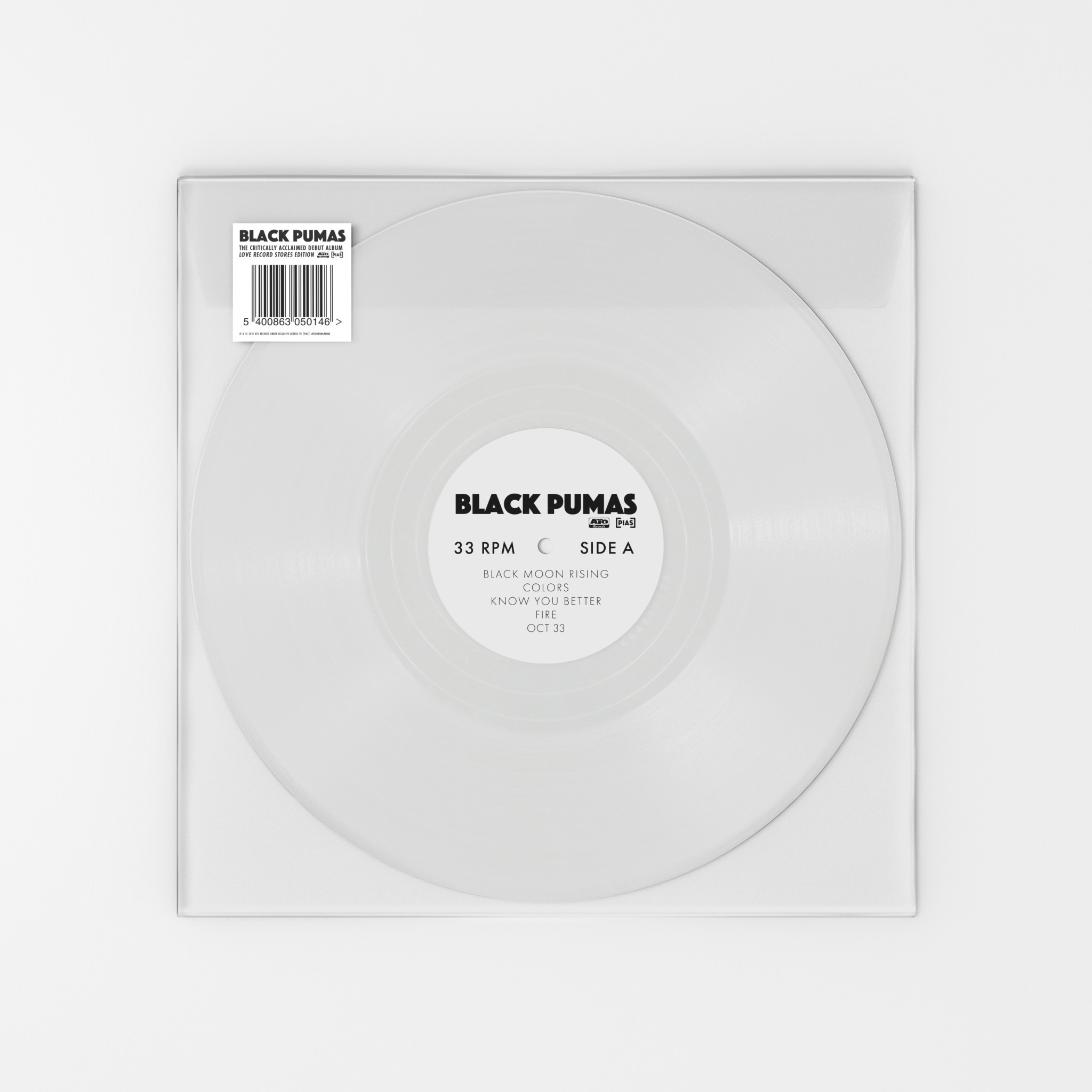 BLACK PUMAS - BLACK PUMAS -CLEAR VINYL LOVE RECORD STORES 2021-