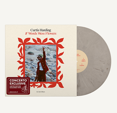 HARDING, CURTIS - IF WORDS WERE FLOWERS -ASH GREY VINYL CONCERTO EX-