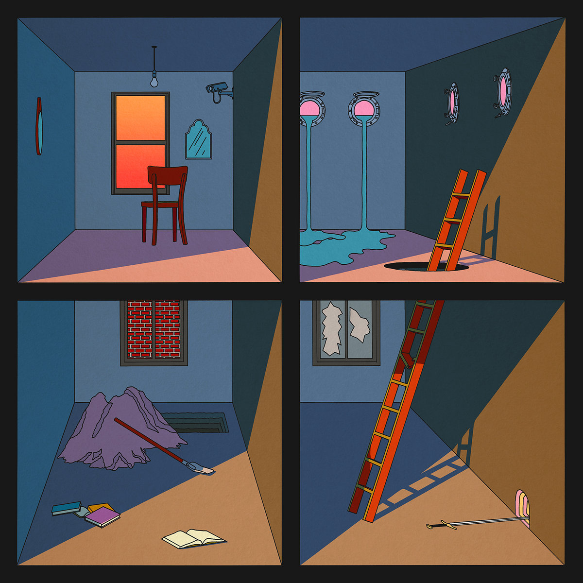 WE WERE PROMISED JETPACKS - ENJOY THE VIEW -COLOURED-