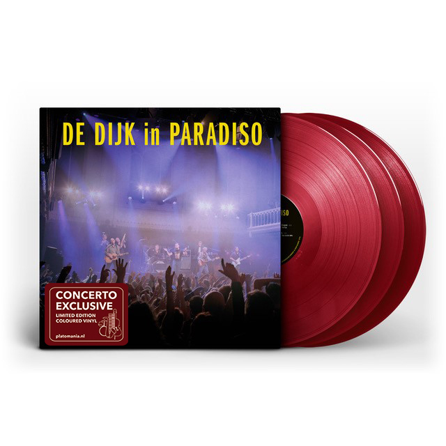 DIJK - DE DIJK IN PARADISO 2019 -ROOD VINYL/3LP-