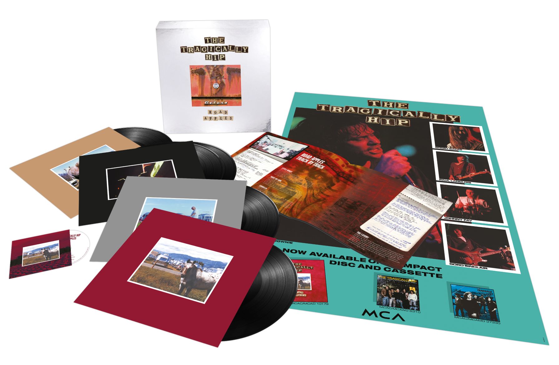 TRAGICALLY HIP - ROAD APPLES -30TH ANNIVERSARY 5LP+BLU-