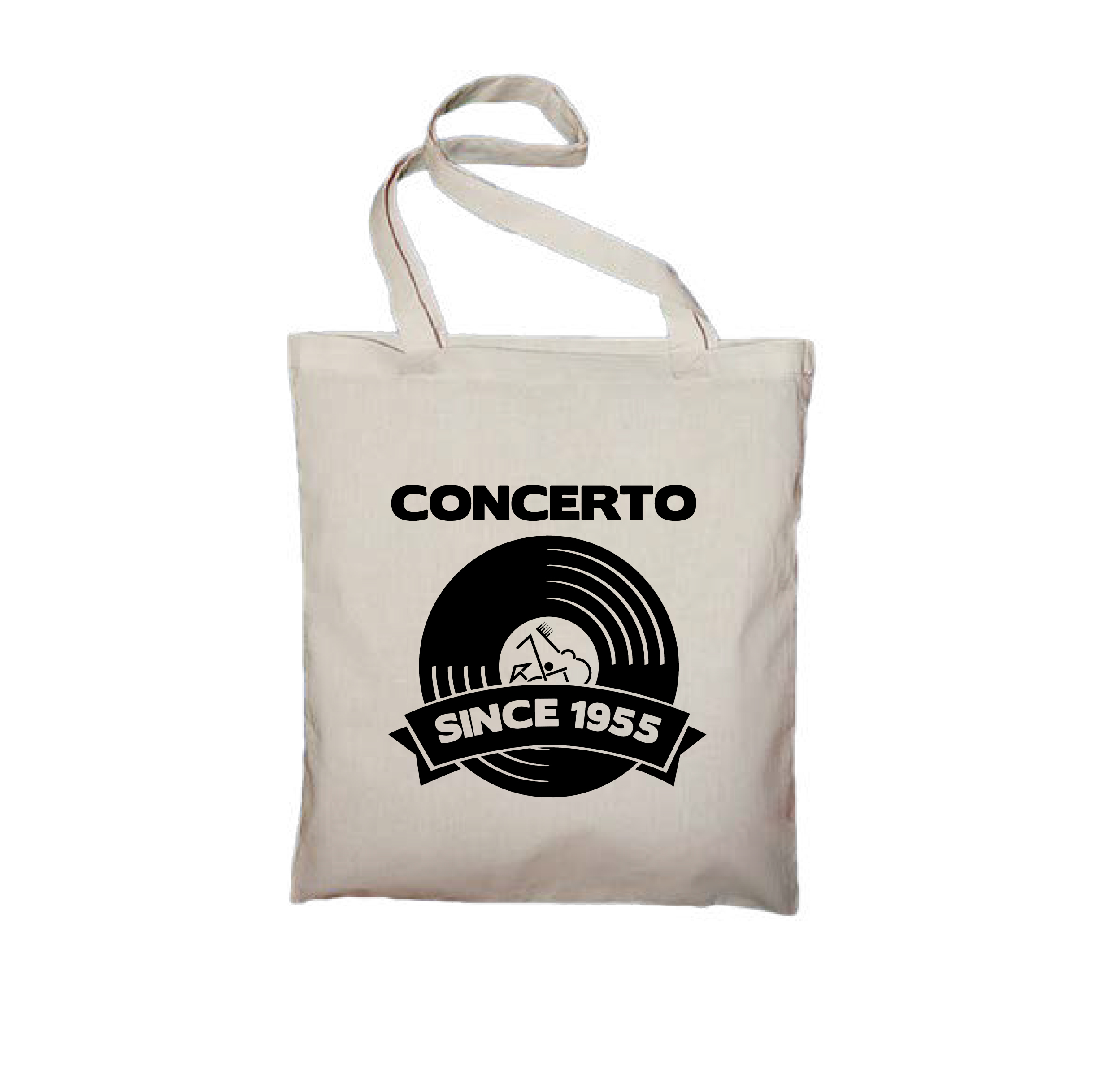 CONCERTO - TOTE BAG (VINYL LOGO / SINCE 1955)