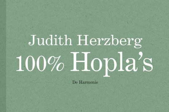 HERZBERG, JUDITH - 100% HOPLA'S