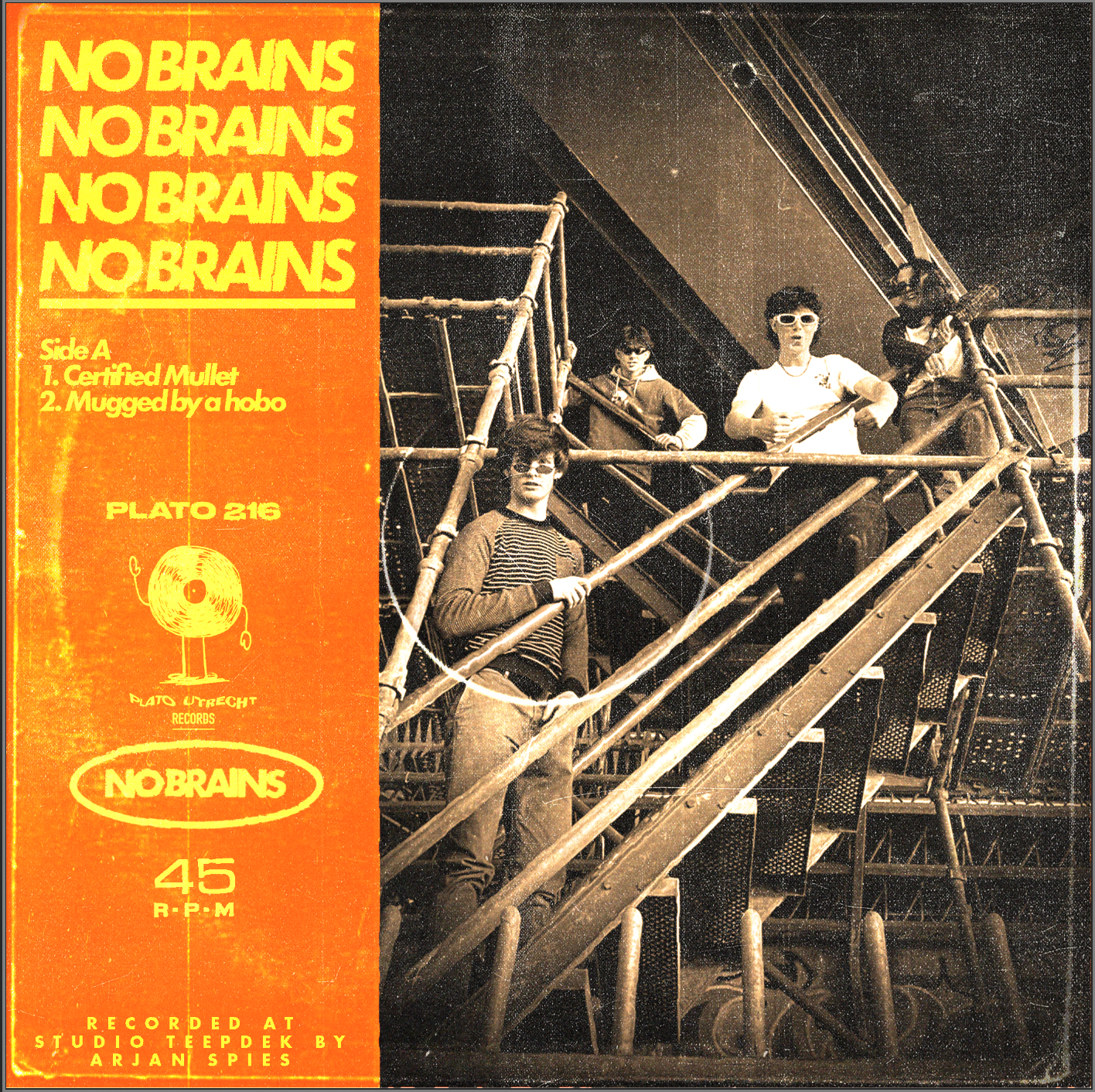 NO BRAINS - NO BRAINS -4 TRACK EP-