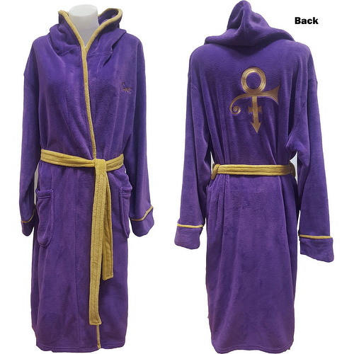 PRINCE - BATHROBE SYMBOL PURPLE-LARGE  X LARGE-
