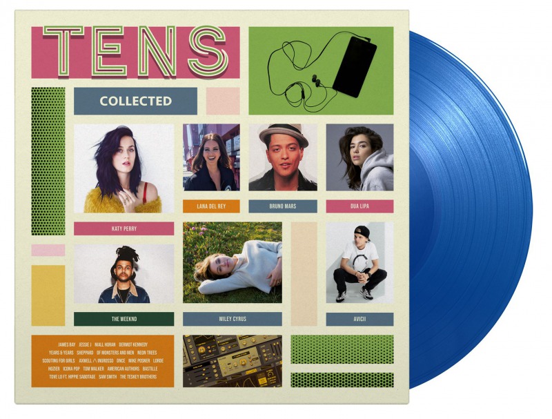 VARIOUS - TENS COLLECTED -COLORED-