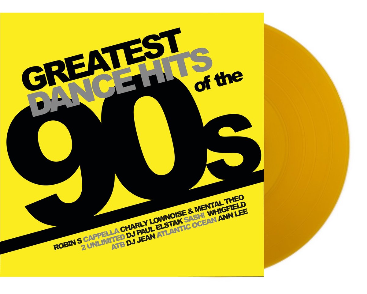 VARIOUS - GREATEST DANCE HITS OF THE 90S -COLOURED-