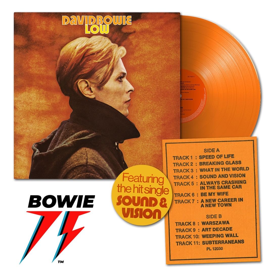 BOWIE, DAVID - LOW -LIMITED ORANGE COLOURED-