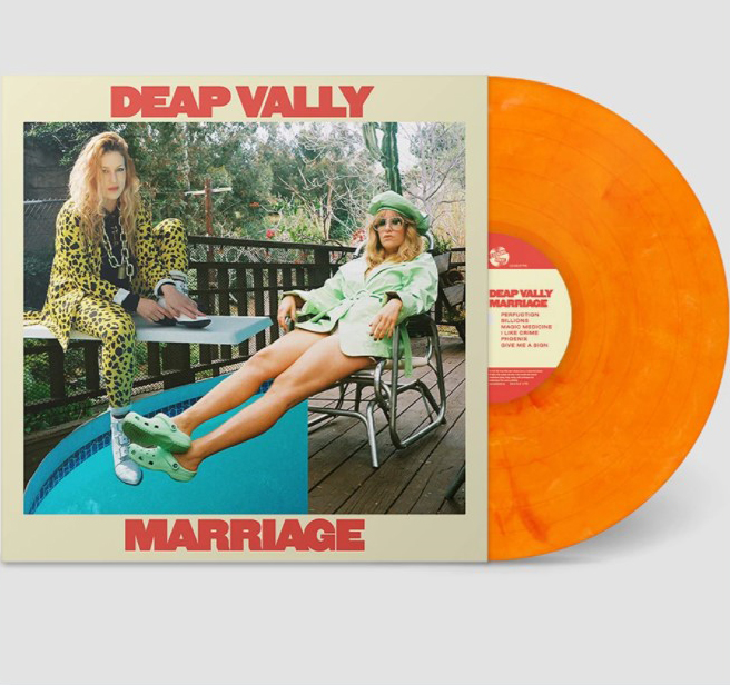DEAP VALLY - MARRIAGE -INDIE ONLY ORANGE MARBLE-