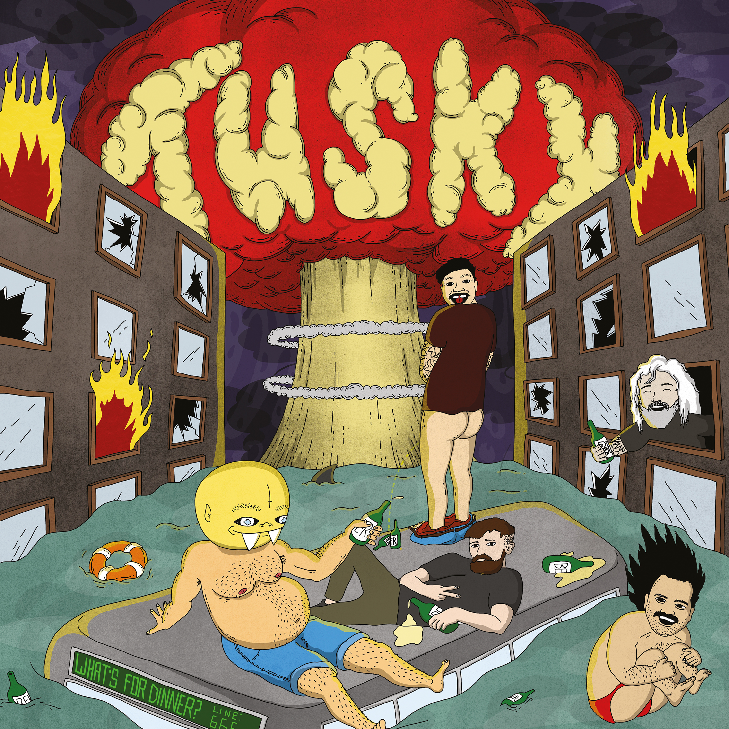 TUSKY - WHAT'S FOR DINNER? COLOURED