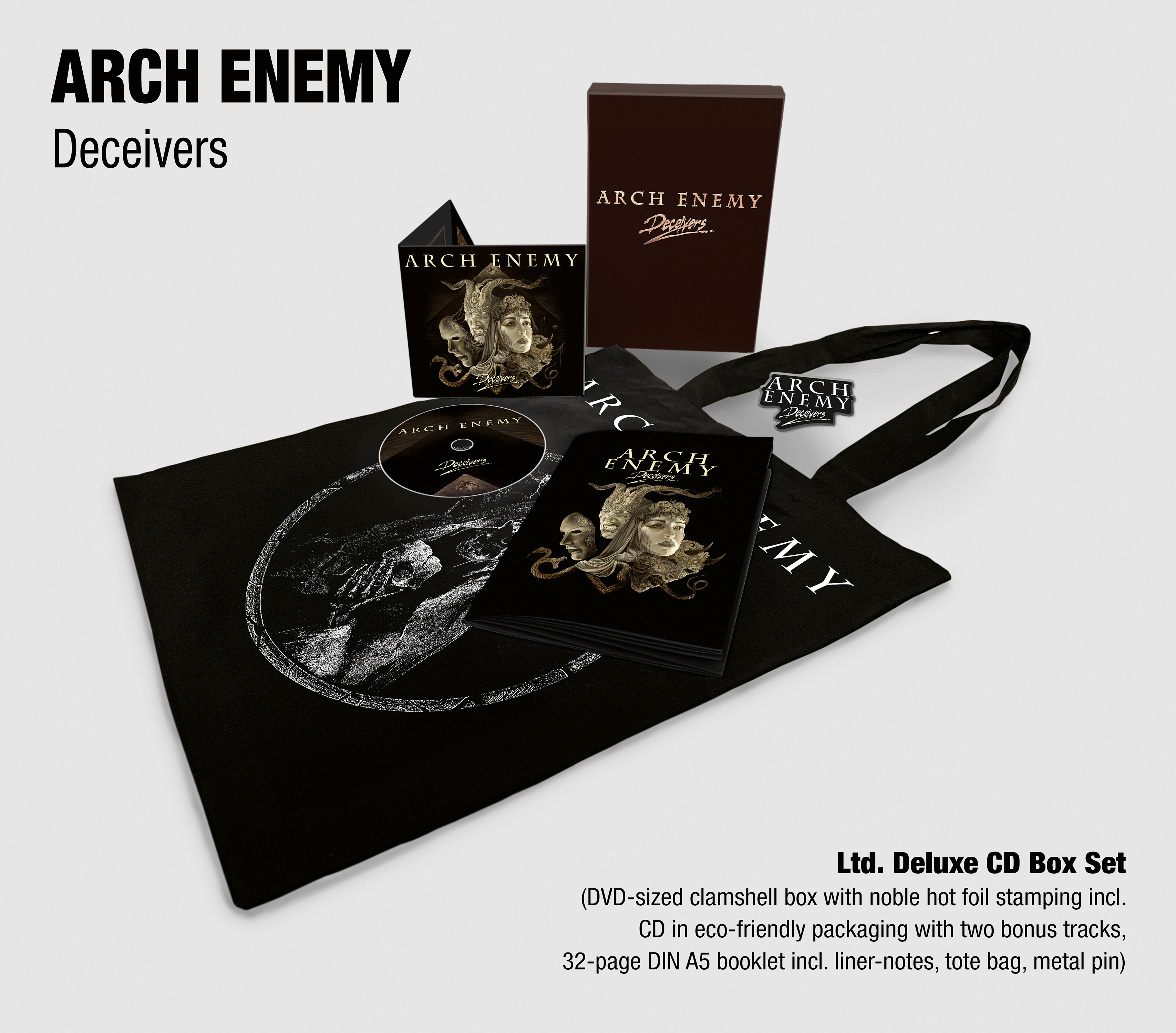 ARCH ENEMY - DECEIVERS -DELUXE BOX WITH TOTE BAG-