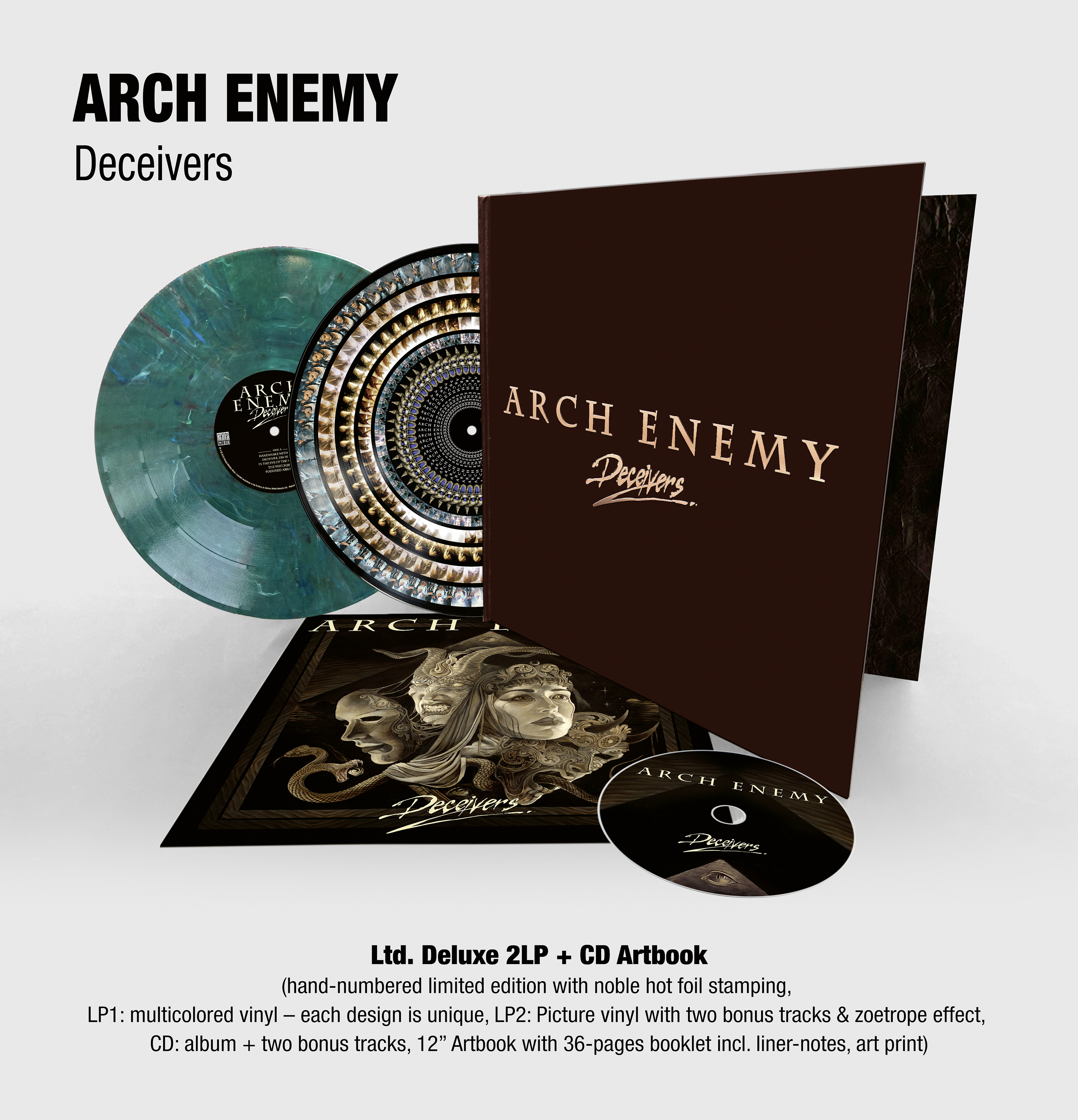 ARCH ENEMY - DECEIVERS -COLOURED-
