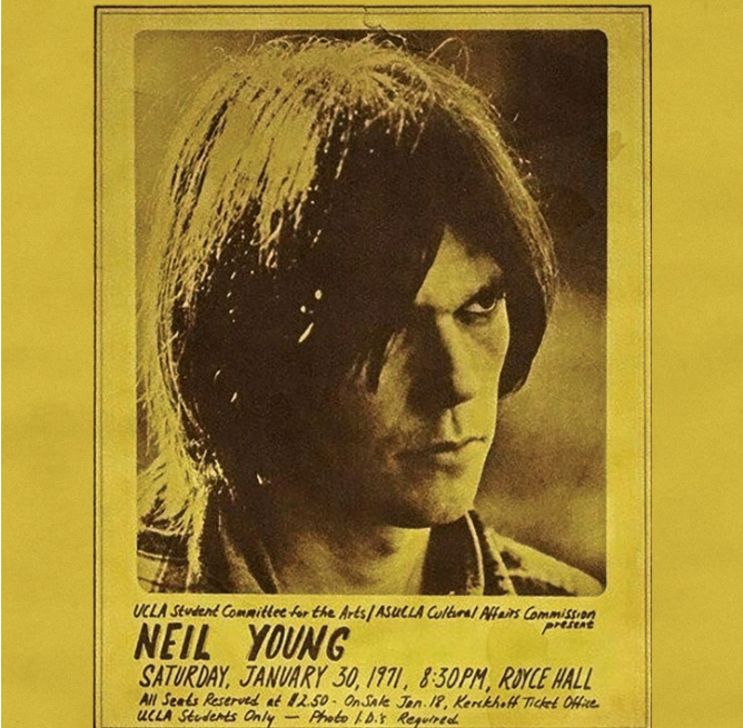 YOUNG, NEIL - ROYCE HALL 1971