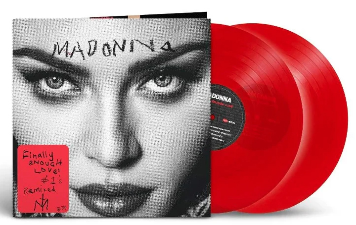 MADONNA - FINALLY ENOUGH LOVE -INDIE ONLY RED VINYL-