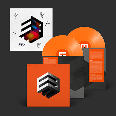 EDITORS - EBM -ORANGE VINYL- + SIGNED PRINT