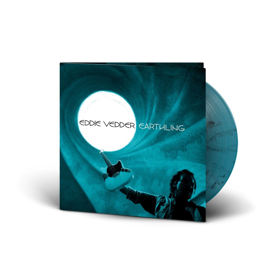 VEDDER, EDDIE - EARTHLING -BLUE & BLACK MARBLED-
