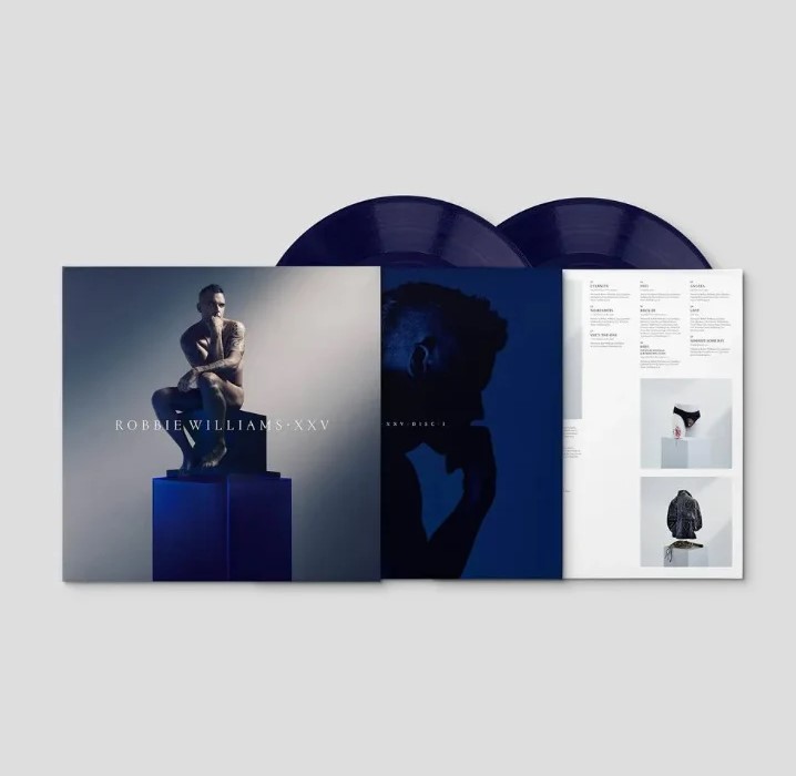 WILLIAMS, ROBBIE - XXV - TRANSPARENT BLUE-