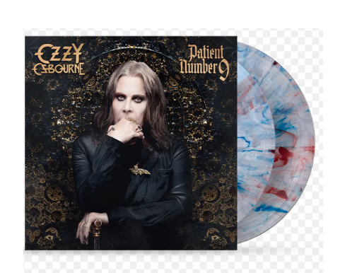 OSBOURNE, OZZY - PATIENT NUMBER 9 -TRANSPARENT RED & BLACK MARBLED-