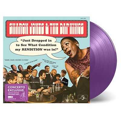 JONES, SHARON & THE DAP-KINGS - JUST DROPPED IN -CONCERTO PURPLE-