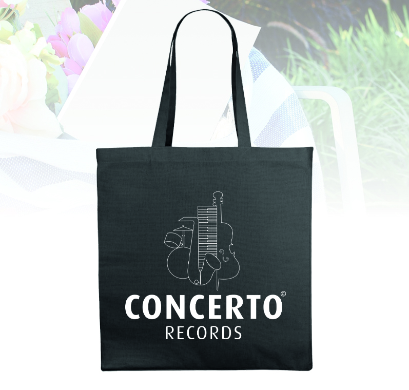 CONCERTO - TOTE BAG CONCERTO RECORDS (ZWART)