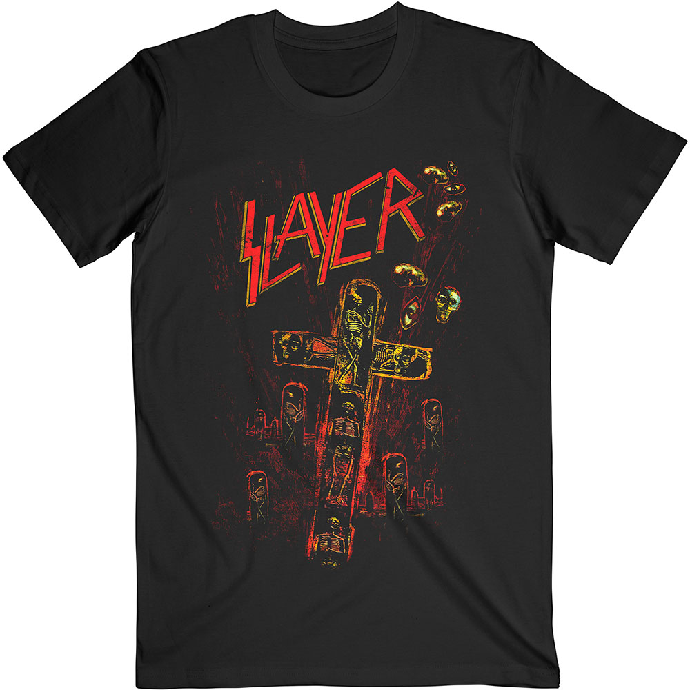 SLAYER - BLOOD RED -BLACK- -L-