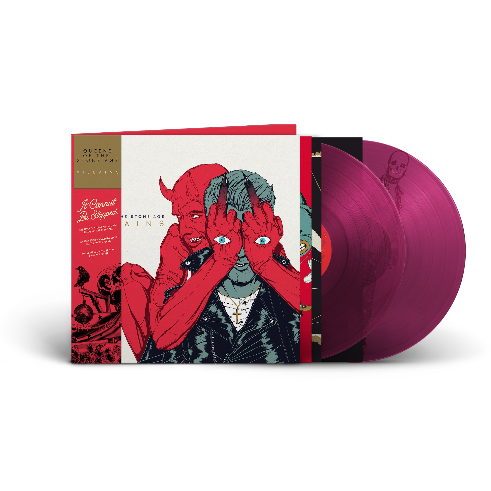 QUEENS OF THE STONE AGE - VILLAINS -EXCLUSIVE/MAGENTA VINYL-