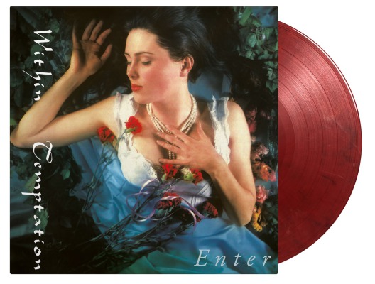 WITHIN TEMPTATION - ENTER -RED, WHITE & BLACK MARBLED-