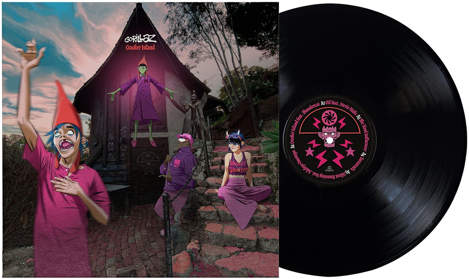 GORILLAZ - CRACKER ISLAND -BLACK-