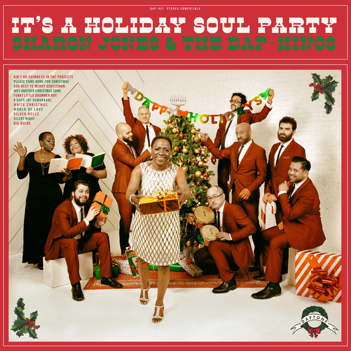 JONES, SHARON & THE DAP-KINGS - IT'S A HOLIDAY SOUL PARTY -COLOURED-